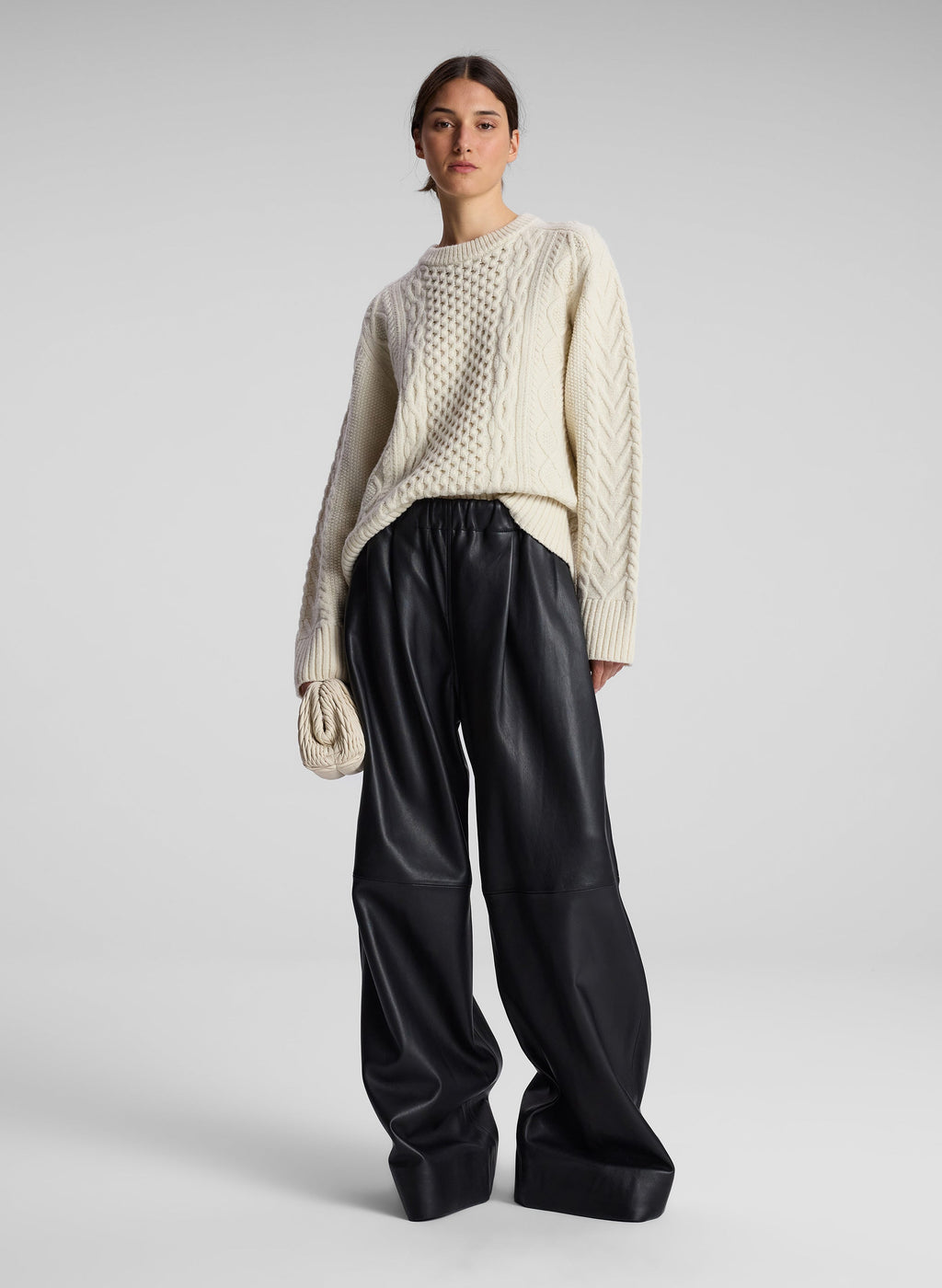 Kyra Merino Cable Knit Sweater
